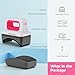 ITEFDTUTNE Hat Press Machine, Mini Hat Heat Press Machine with 4 Heating Levels & Auto-Off, Handheld Cap Easy Press with 3.5