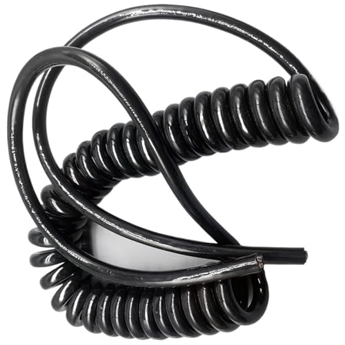 Câble enroulé à 12 noyaux fil électrique spiralé extensible de 1.5mm2 pour machines