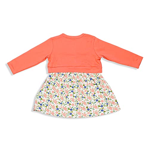 Image of Baby Girls Dress for New Born Baby, Baby Cotton Dress, Baby Girls Dress 3-18 Months, Baby Girl Clothes, Baby Girl Dress 3-6 Months, 6-12 Months, 12-18 Months