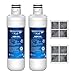 Waterdrop Plus LT1000PC ADQ747935 NSF 401 Certified Refrigerator Water Filter and Air Filter, Replacement for LG® LT1000P®, LT-1000PC, LRFXC2406S, LMXS28596S, LFXC22526D and LT120F®, 2 Combo Waterdrop Plus LT1000PC ADQ747935 NSF 401 Certified Refrigerator Water Filter and Air Filter, Replacement for LG® LT1000P®, LT-1000PC, LRFXC2406S, LMXS28596S, LFXC22526D and LT120F®, 2 Combo