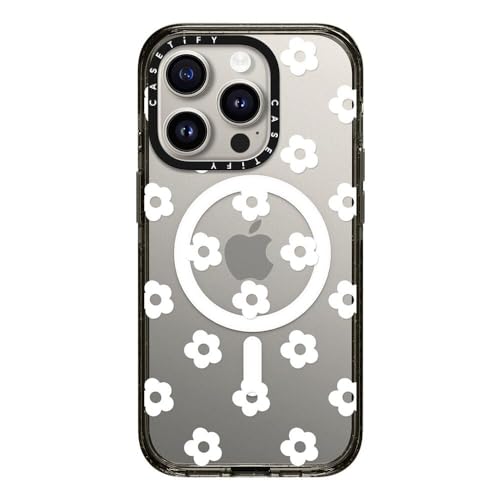 CASETiFY MagSafe ΉCpNg iPhone 15 Pro P[X [MILKi (4x MIL-STD-810G) / 2.5m̗NA / MagSafe ɑΉ] - ԕ Print - Ditsy Daisie