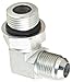 Eaton Aeroquip 2062-12-10S Steel Flared Tube Fitting, 90 Degree Elbow, 5/8" Male JIC x 3/4" O-Ring Boss Male