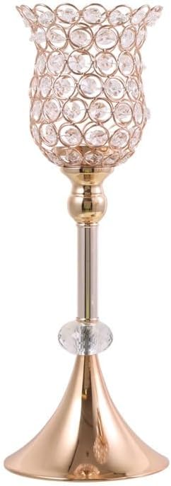 Crystals Candle Holders Party Table Candelabra Centerpieces for Wedding Decoration Candlestick Ornaments