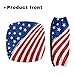 LVEWYB American Flag Walkers for Seniors with Seat Covers Soft Rollator Seat Cover Adjustable Universal Walker Covers for Ladies Removable Rollator Accessories