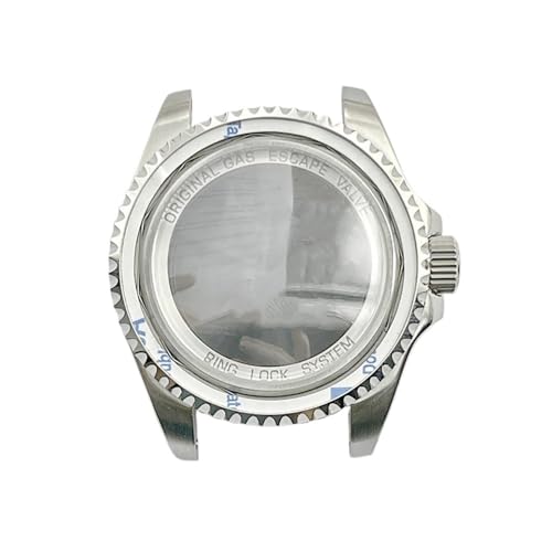 Boîtier montre verre saphir bleu bracelet acier vintage 44 mm NH35