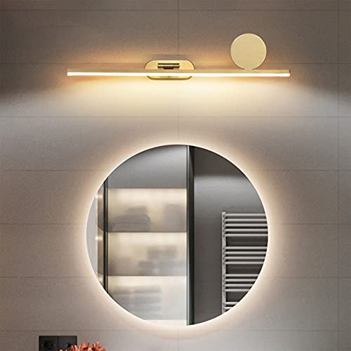 Lampe miroir anti-ombre pour salle de bain applique laiton orientable 3 modes