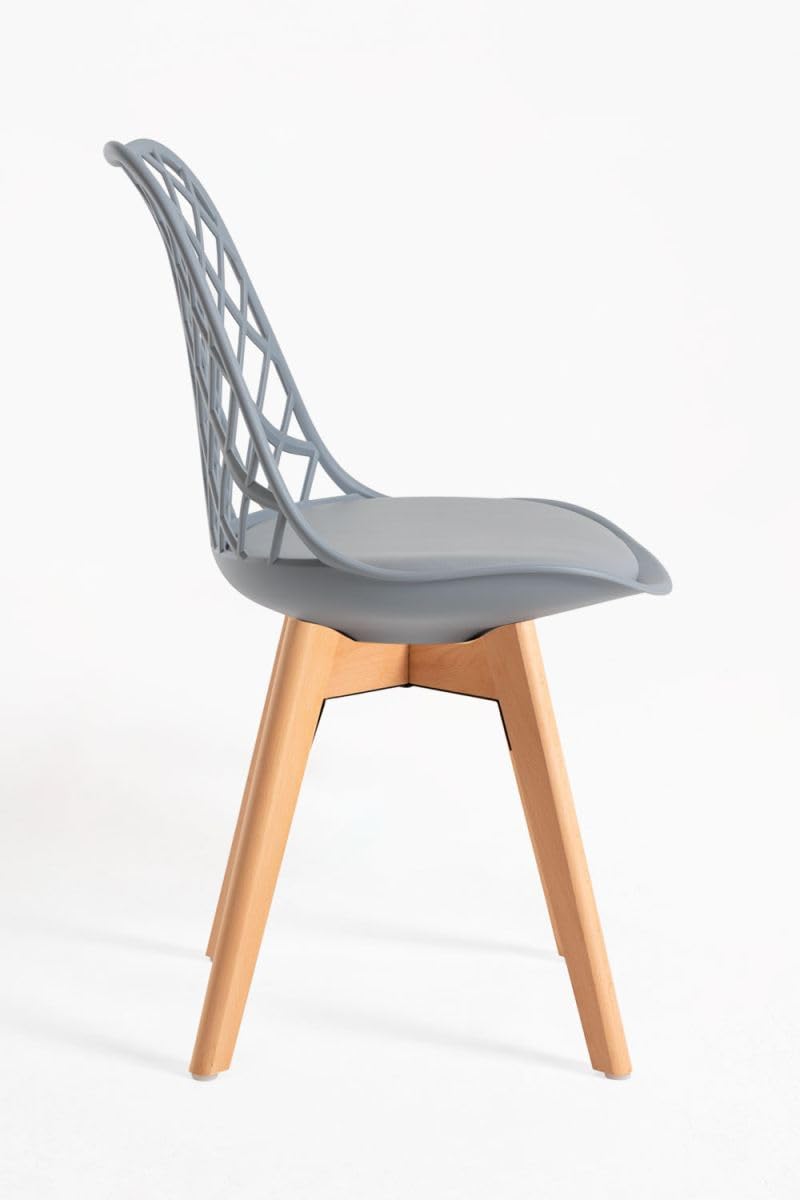 Regalos Miguel - Sillas Comedor - Silla Mima - Gris Claro