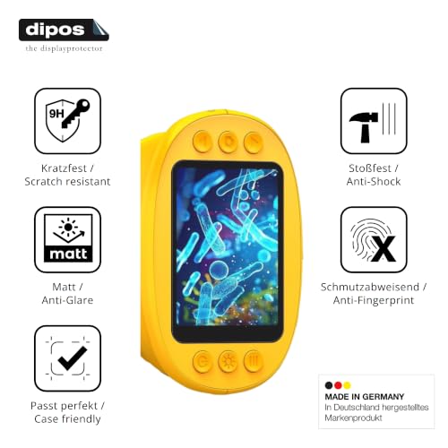 dipos 2x Film protection écran 9H mat pour Ashfly inskam 382 – vue 7