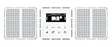 Jung DABCD2WW Smart Radio DAB+ Set Stereo, alpinweiß