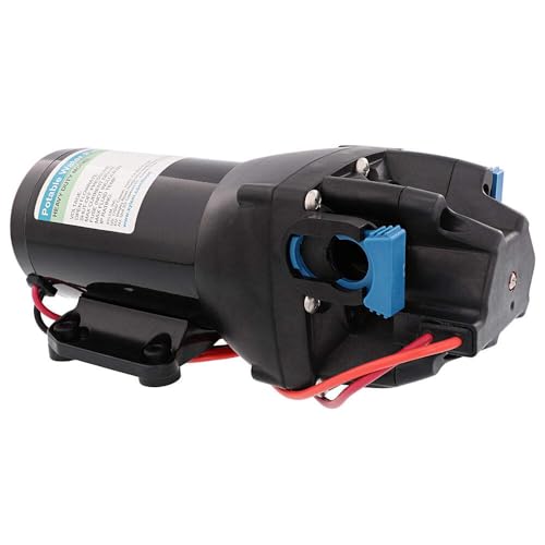 Flojet Robuste Wohnmobil-Wasserpumpe mit Sieb, 24 V, 4 GPM, 50 PSI – Q402V-117S-3A