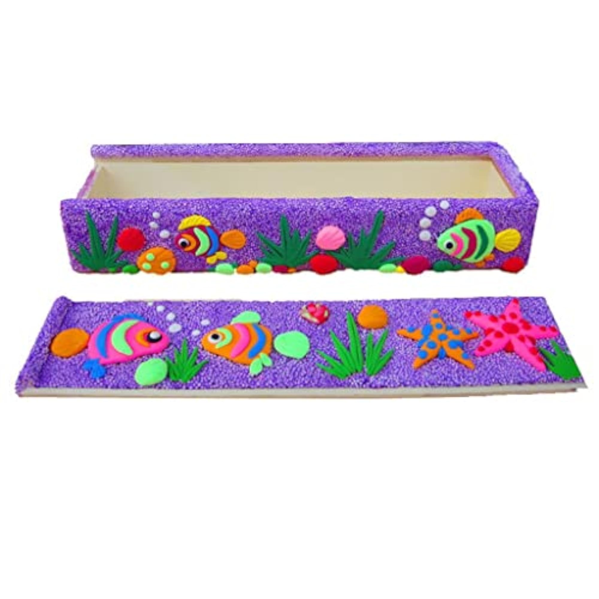 Unfinished Wood Mini Jewelry Box Pencil Case