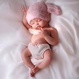 BABESIDE Silicone Baby Doll - 16 Inch (Weight 4.9 Lb) Reborn Baby Dolls Silicone Full Body Platinum Silicone Weighted Realistic Sleeping Newborn Lifelike Preemie Doll Gift Collectors & Kids Age 3+