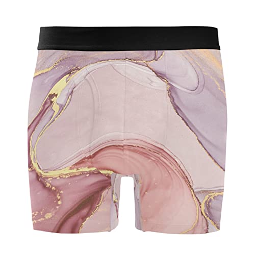 Bóxer para hombre Vnurnrn pack de 2 calzoncillos de mármol rosa