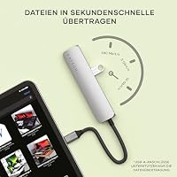 SATECHI USB-C Hub Slim Plus 6-in-1, Space Grau – Ansicht 4