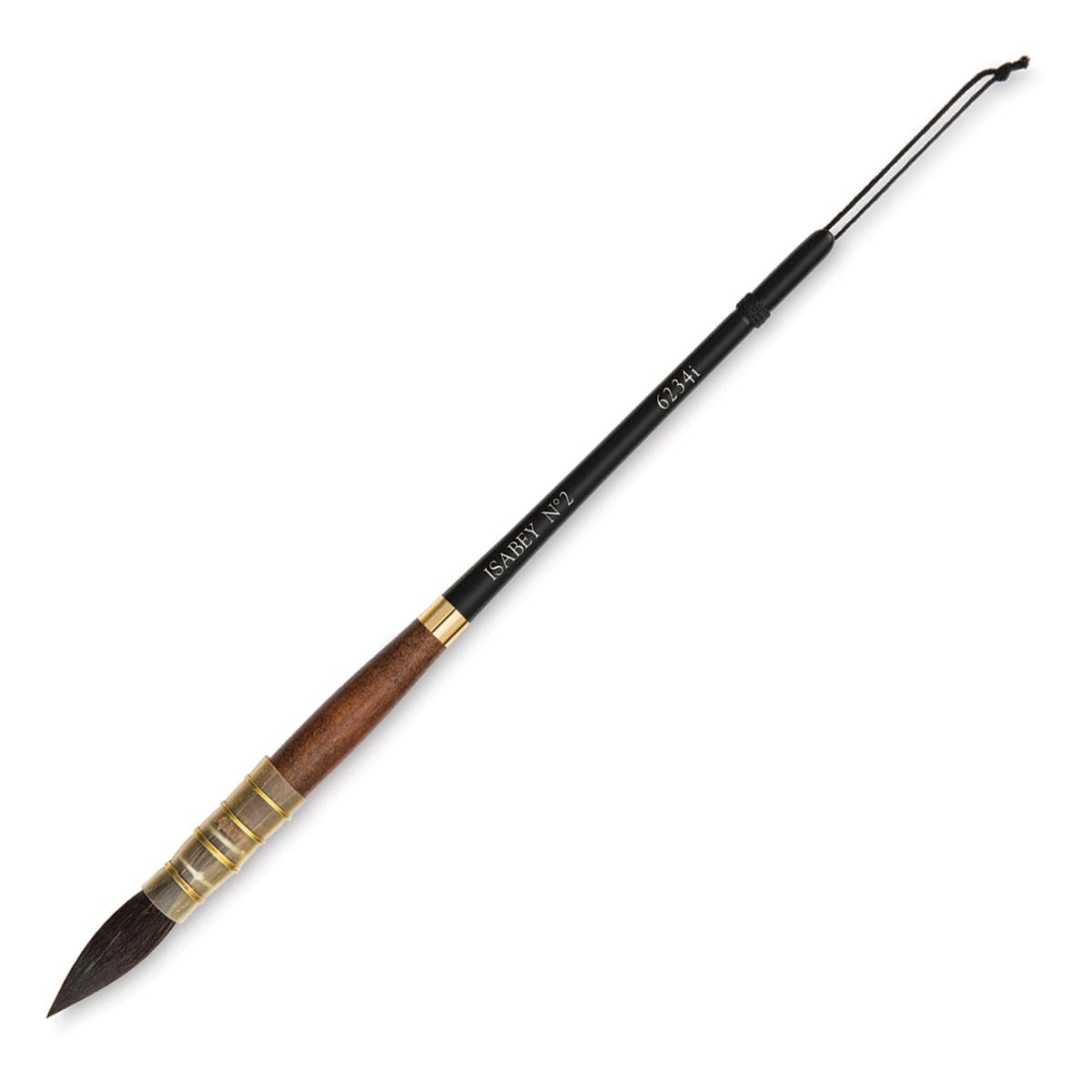Isabey Cepillo de ardilla, mopa de plumas, natural, 2