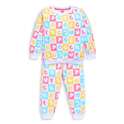 Image of LuvLap Baby Boys Full Sleeve Sweatshirt & Pyjama Set Pack of 1