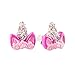 SkyWiseWin Hypoallergenic Earrings Set for Little Girls, Children's Colorful Cute Earrings for Kids