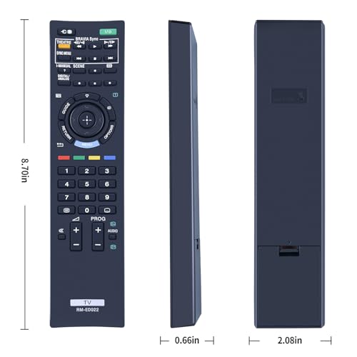 Suitable for Sony LCD Bravia TV RM-ED022 remote KDL-22BX200 KDL-22EX302 KDL-26EX301 KDL-32BX300 KDL-32EX301 KDL-32EX402 KDL-37EX401 KDL-40BX400 KDL-40EX401 RMED022 Replacement Remote Control - Image 6