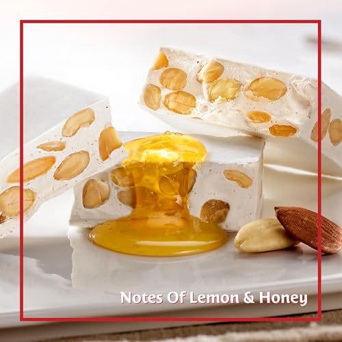 Sperlari Torrone Traditional Italian Candy - Gourmet Soft Nougat With Honey, Vanilla & Crunchy Sliced Almonds - Full Size Imported European Candy Bar - Holiday Dessert - 150 gr / 5.29 oz (Pack of 1)