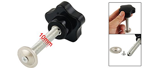 Uxcell M10 X 30mm Male Thread Clamping Handle / Star Knob | Screw Knob For Machinery, Jigs, And Fixtures
