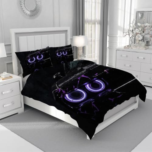Parures de lit phare violet 240x260 pour sublimer votre chambre d'amis
