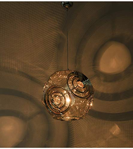 Lustre boule de cristal LED moderne pour salon et salle à manger design loft