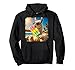 Funny Llama Eating Popsicle Summer Beach Animal Sunglasses Pullover Hoodie