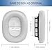 Gvoears Upgraded Ear Cushions Replacement Earpads for Apple AirPods Max Headphones, Mesh Fabric Ear Pads Cover with Memory Foam and Magnet for AirPods Max (Silver)