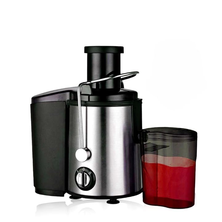 Electric Juicer Machine 600W Power 800mL Capacity Stainless Steel Blades Low Noise Multi-Function Fruit and Vegetable Juicer for