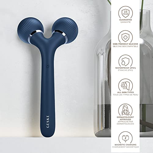 GESKE SmartAppGuided™ Sonic Facial & Body Roller | 4 in 1 | Facial & Body Dermasmooth Stimulator | Derma Roll | Professional Facial & Body Roller | Derma Roller for Skincare and Beauty - Image 6