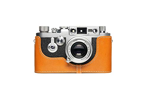 Housse en cuir Leica IIIc IIIf iig - Étui fait main avec indicateur de film
