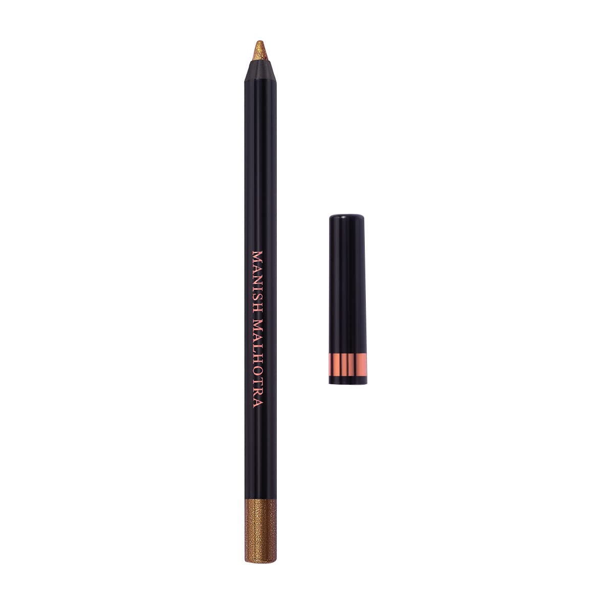 MyGlamm Manish Malhotra Beauty Glitter Eyeliner-Dazzle (Gold)-1.2 gm | 12Hr Long-Lasting Eyeliner Pencil | Metallic Finish, Water-Proof And Non-Transferable