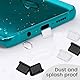 LunarCharm 13-teiliges Set USB C Staubschutzstecker und Telefon-Lautsprecherabdeckung, Anwendbar auf iPhone 16/15 Serie, USB C Anschlussabdeckung, Telefon-Ladeanschluss-Reiniger