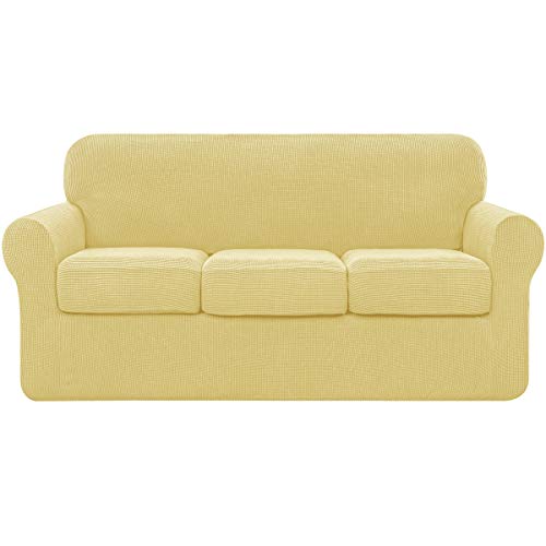 Subrtex - Funda de sofá con funda de cojín separada, elástica, para sofá