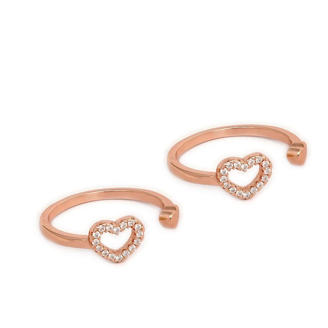 See full amazon price history chart for ZAVYA 925 Sterling Silver Cubic Zirconia Heart Rose Gold Plated Toe Ring for Women | Stylish Silver Jewellery | Gift for Women | With Certificate of Authenticity and 925 Hallmark ZAVYA 925 Sterling Silver Cubic Zirconia Heart Rose Gold Plated Toe Ring for Women | Stylish Silver Jewellery | Gift for Women | With Certificate of Authenticity and 925 Hallmark (B09KRL4TQ5) Amazon Price History, Amazon Price Tracker