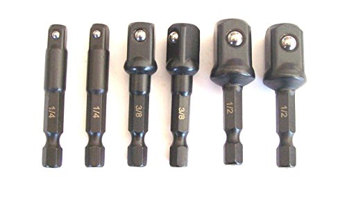 6PC GOLIATH IMPACT POWER EXTENSION BIT SOCKET DRIVER SET FITS DEWALT SCREW GUN