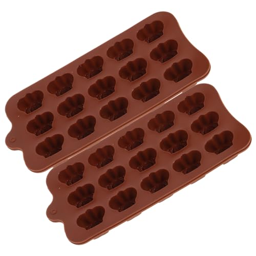 Veemoon 2 Moldes De Silicona Para Chocolate Sally Chat Reutilizables Con Forma De Corazón Para Repostería De Chef Moldes De De Chocolate
