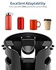 KEMIMOTO Cup Holder, Reusable Drink Cup Holder with Tongue Depressor, Universal Anti-Spill Drink Fold Suction Car Drink Stand for Car, Boat, Desk, Surfboard #1