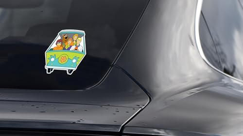 Image of Elektroplate Officially Licensed Scooby Doo Mystery Machine Trio Dynamic Decals | Premium Auto-Grade All Weather Vinyl Sticker for Car, Water Bottle, Laptop, Cooler, Phone | Made in USA | Set of 3