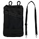 Klein EDC Pouch, EDC Tool Organizer Tasche für Herren, Multifunktionale EDC Organizer Tasche aus Gewachstem Canvas, 5 Taschen für Multitools, Taschenlampe, Notizbuch (Schwarz)