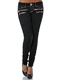 Die Damenjeans Knitterhose Größe fällt eine Nummer kleiner.