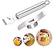 HUYIWEI Rallador de limón and Pelador de Naranja - Kitchen Professional Peeling Tool Herramienta de pelado de Acero Inoxidable