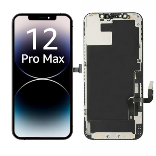 GM SOUNDS Screen Replacement for iPhone 12 Pro Max 6.7" LCD Display Sensitive Touch Screen Digitiser