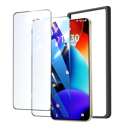 Seaqinhey Galaxy S24 �K���X�t�B���� Galaxy S24/25 �w��F�ؑΉ� 9H�d�x �����K���X �K�C�h�g�t�� �i�m�R�[�e�B���O ��U�h�~ 2���� �M�����N�V�[S24/S25 ��������