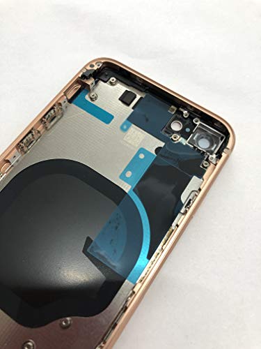 housing Cover Rear Battery Door + Parts for iPhone IP 8 (Gold)
