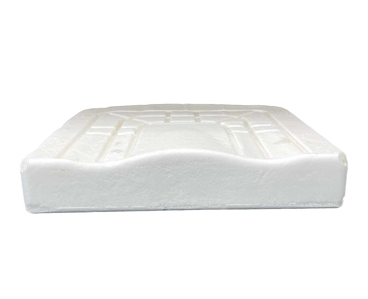 Antar SoNa24 Anti Dekubitus Sitzkissen | Viskoschaum Rollstuhl Kissen | Memoryschaum Sitzerhöhung | druckentlastend | anatomisch geformt (43 cm x 43 cm x 8 cm)