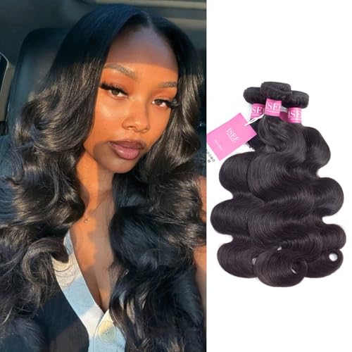 ISEE Hair 10A Human Hair Bundles 20 22 24 Inch Body...