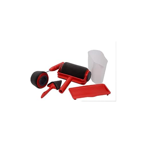 venteo - Paint Racer Pro - Rouleau de peinture portable avec réservoir intégré - Système anti-​goutte, économique et rapide