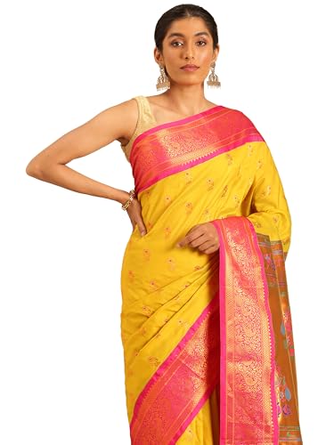 Varkala Silk Sarees paithani silk saree in soft silk – image 4