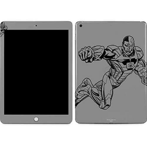 Skinit Decal Tablet Skin Compatible with iPad 9.7in (2017) - Officially Licensed Warner Bros Cyborg Comic Pop Design